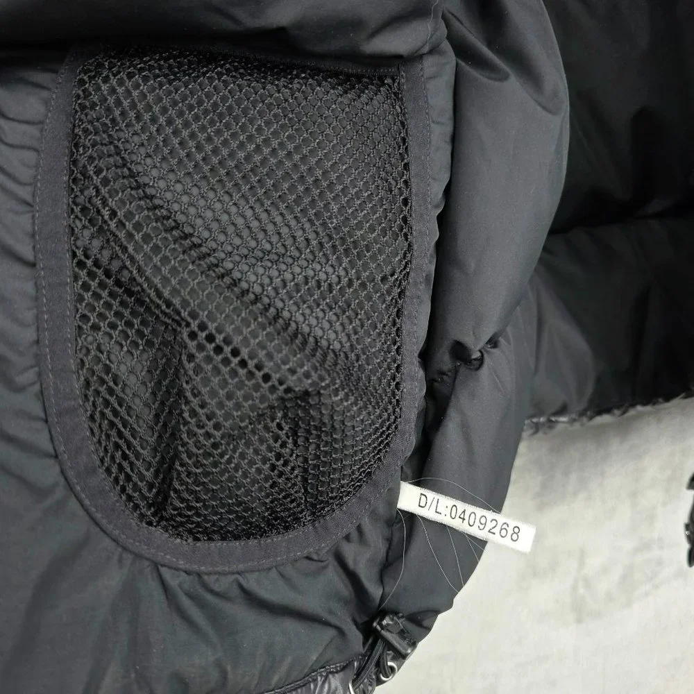 The North Face Nanuk Parka Mens Goose Down Puffer Jacket 600 Fill Shiny Black